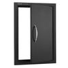 BBQ Access Door, 415x570 Mm Single Outdoor Kitchen Door, Cold Plate Flush Mount Door, Wall Vertical Door with Handle, for BBQ Island, Grilling
