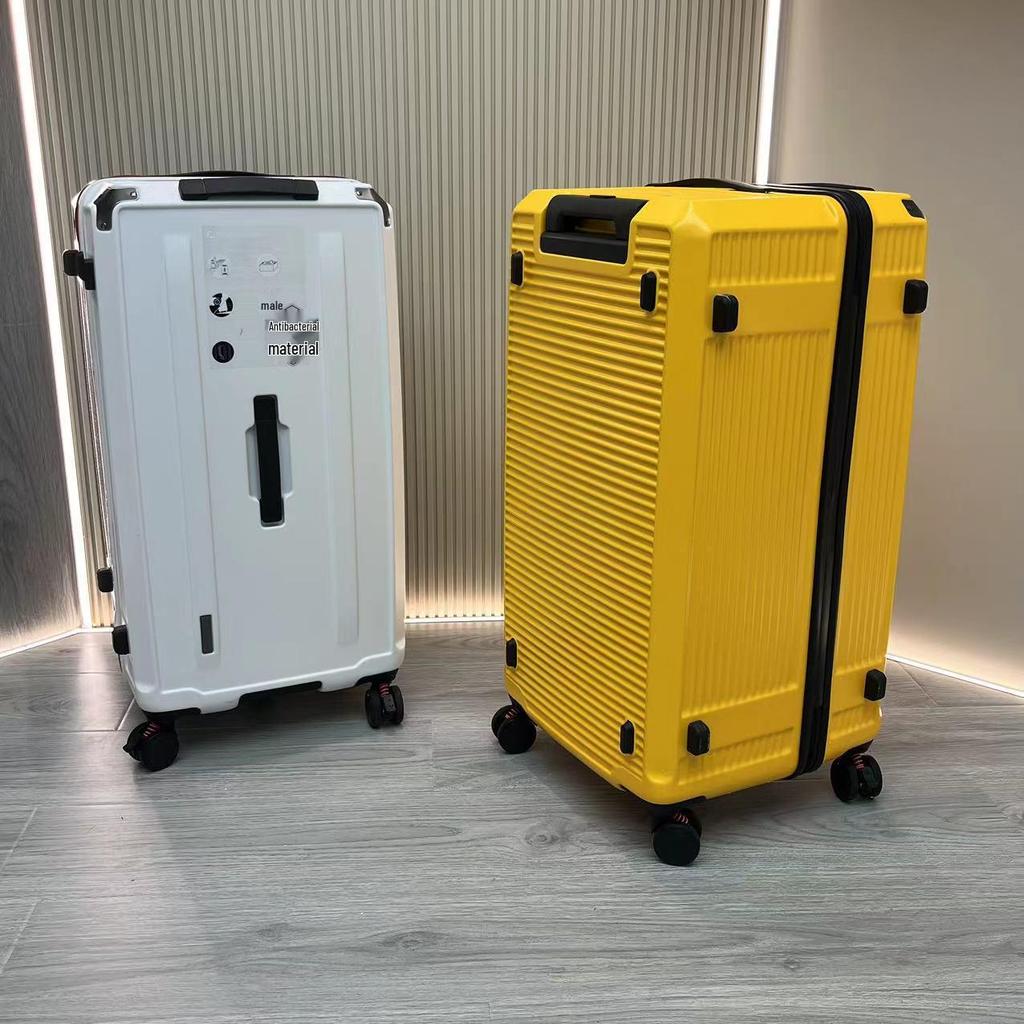 Antibacterial Extra Large Capacity 5-Wheel Trolley with Combination Lock for Check-in and Carry-on