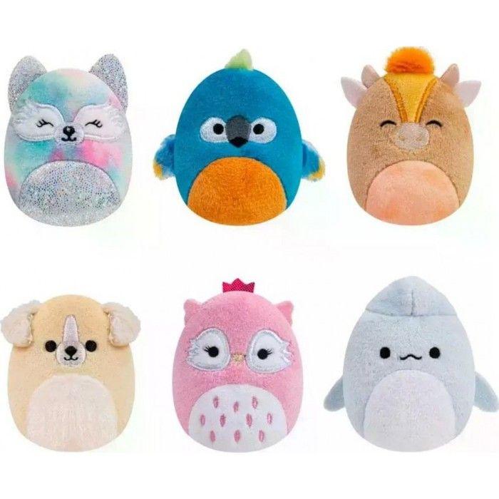 JAZWARES Peluche Squishmallows X6 Lot De 6 Peluches