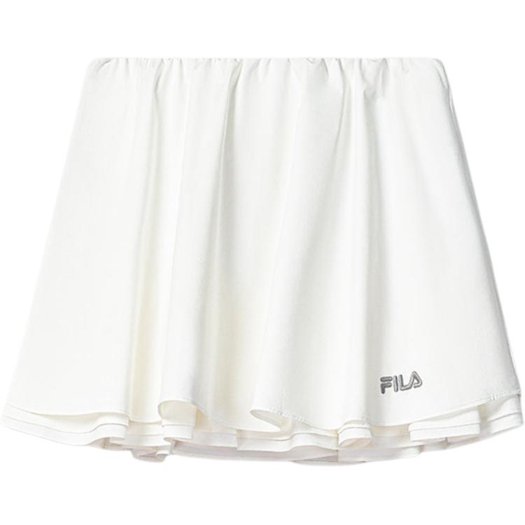 FILA Original Sun Protection Woven Loose Casual Skirt Women skirts F11W629306F-WT M