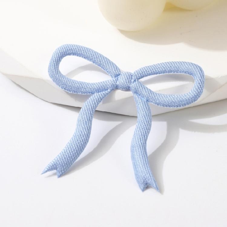 Attachable Polyester Bows Applique For Clothing Accessories DIY Hair Decors Fabric Craft Supplies Design