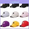 Letter Embroidery R Baseball Hat Adjustable Sun Protection Breathable Gifts
