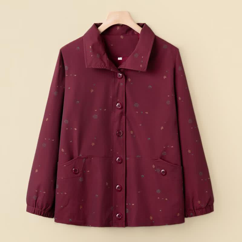 Yuzhaolin Women's Cotton Printed Jacket