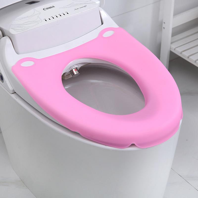 Silicone Toilet Seat Cushion For Travel On Business Trips Comfortable Reusable Waterproof And Moisture-Proof Toilet Cover Set