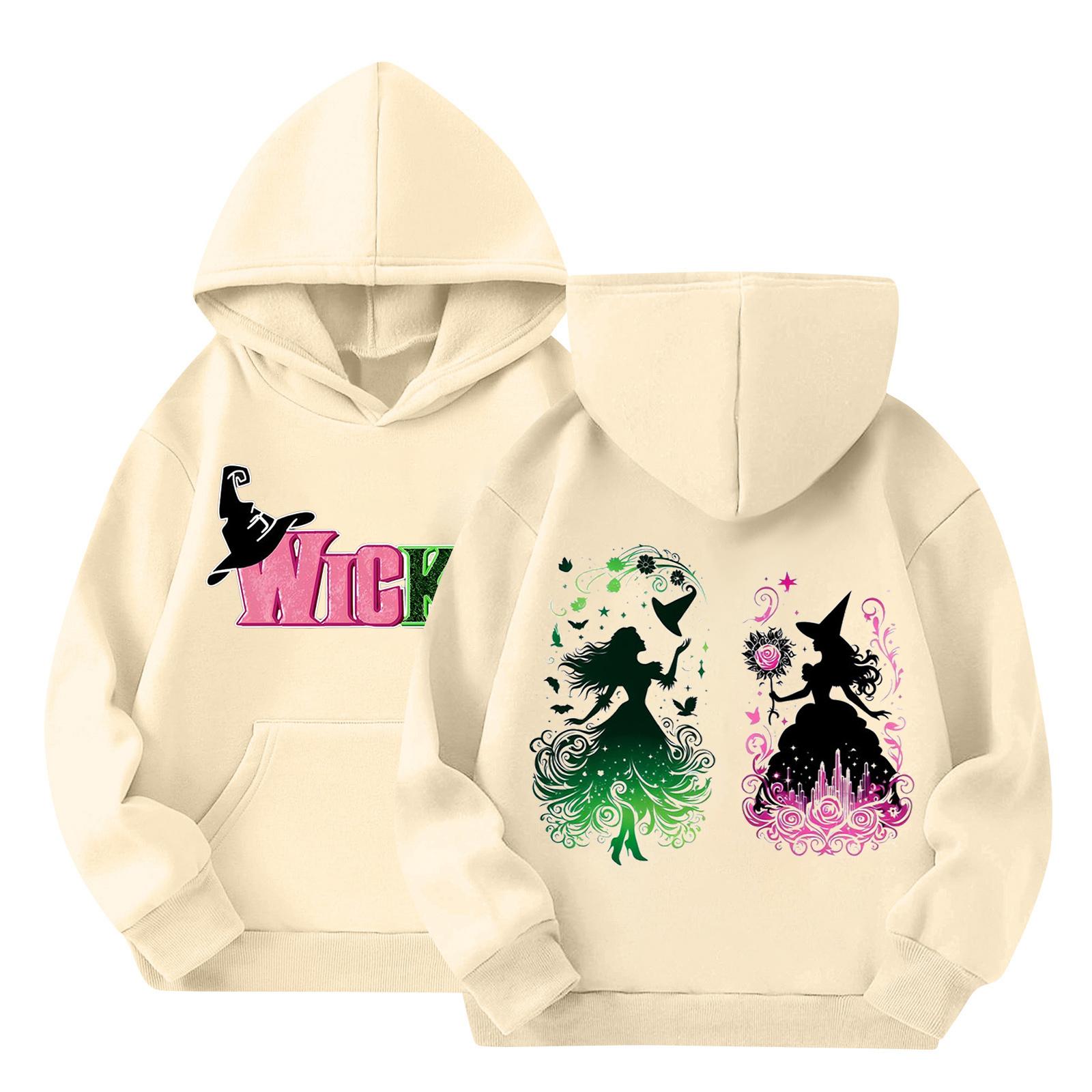 

Детский худи-пуловер, модная толстовка с длинным рукавом Ведьма 110