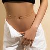 European & American Metal Fashion Waist Chain Jewelry – Stylish Crossbody Accessory
