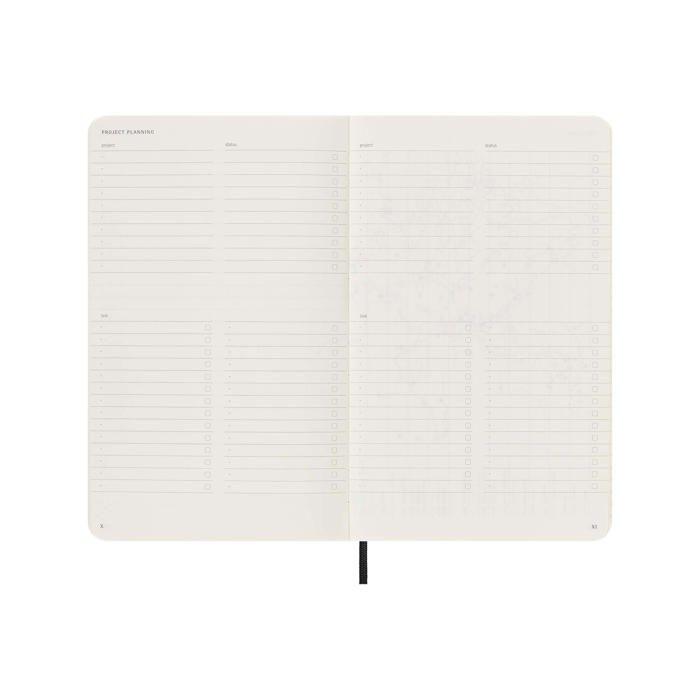 Moleskine Pro Notebook Taccuino Professionale Da Ufficio, Copertina Morbida E Chiusura Ad Elastico, Nero, Large, 192 Pagine