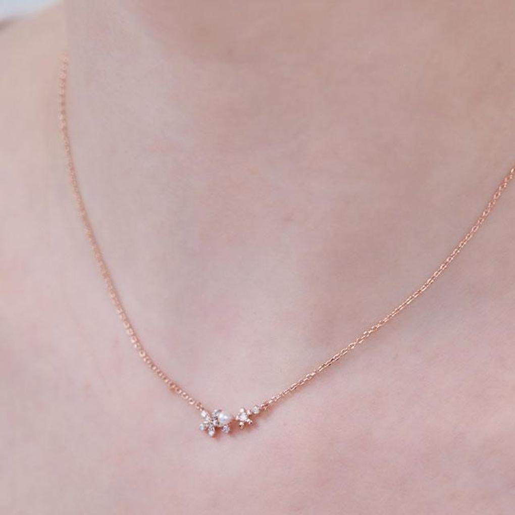 [ELLE Jewelry] Flower Necklace ELBRNN231