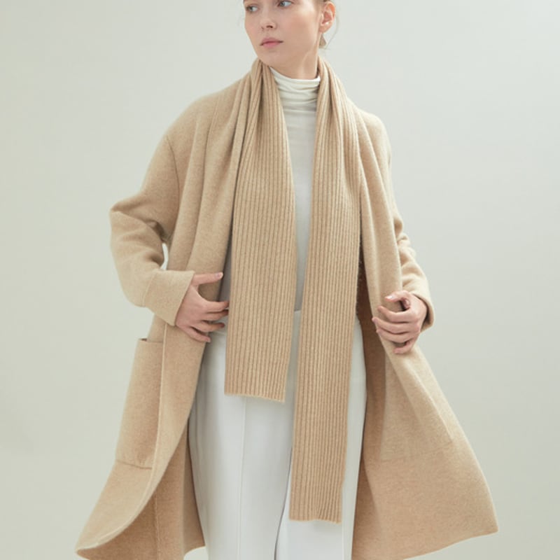 

ЦЕНА 100% Кашемировый Вязаный Шарф СЕРЫЙ (5 цветов) 05.GRIS BLUE