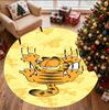 Garfield Pattern Round Rug, Indoor/Outdoor Mat, for Picnic, Gameroom, Bedroom, Office, Living Room, Home Decor Carpet, Birthday Gift