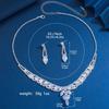 Cross border necklaces, earrings, jewelry sets, banquet dresses, exquisite and versatile bridal accessories