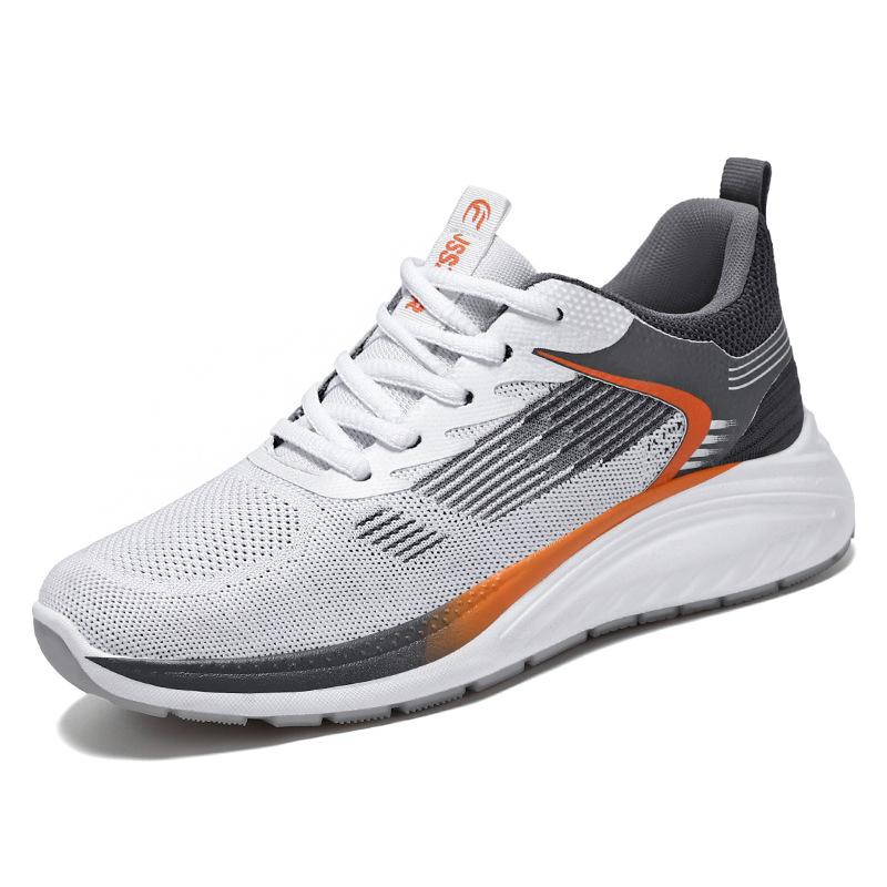 Sports Shoes Men 2023 Autumn New All-match Flying Woven Breathable Sports Casual Shoes Men's Shoes Running Shoes