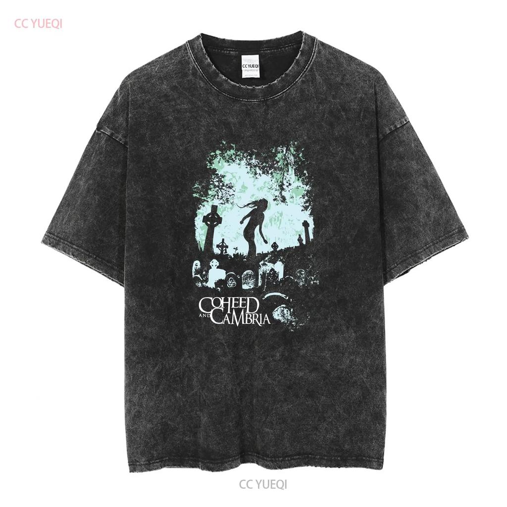 Coheed And Cambria Band T Shirt Cotton All Size S 5XL Vintage Washed Versatile Casual Unisex Slightly Top For Everyday Wear