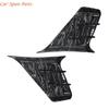 Y4UA Motorcycle Aerodynamic Side Winglets ABS Universal Fit Spoiler Deflector Wing
