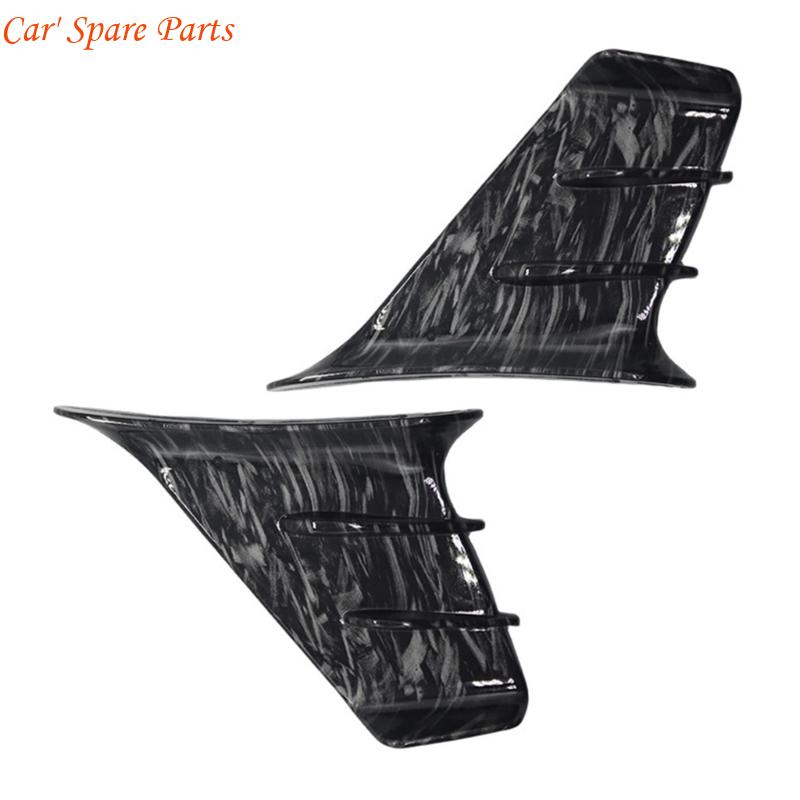 Y4UA Motorcycle Aerodynamic Side Winglets ABS Universal Fit Spoiler Deflector Wing