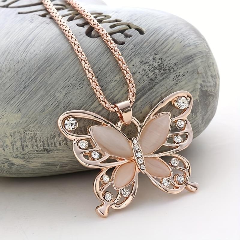 1PC Bow Sweater Chain Fashionable Versatile Accessories Exquisite Necklace Accessories