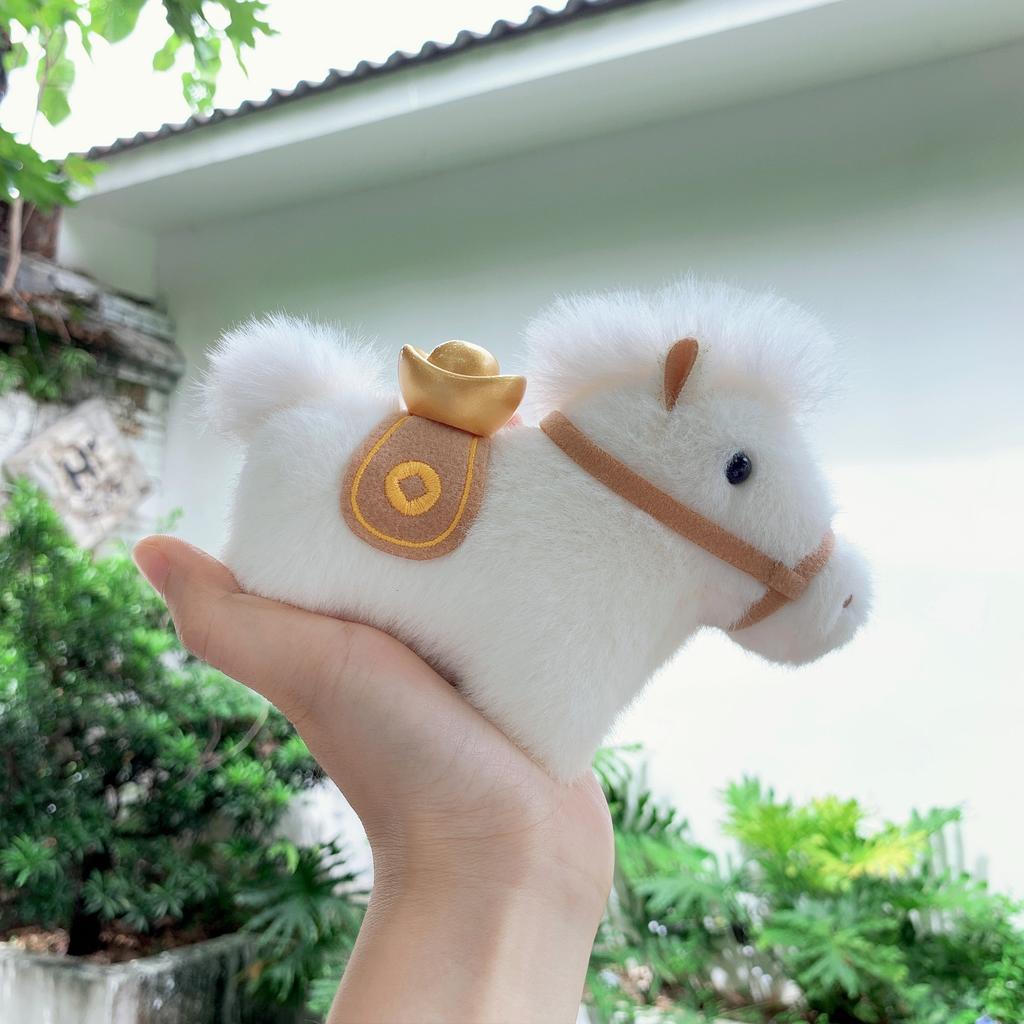 1-20 Stück Neu Heiß Verkauft Pony Plüsch Schlüsselanhänger Anhänger Maskottchen Puppe Schreibtisch Pony Rucksack Anhänger Plüschpuppe Ornament Kreative Geschenke
