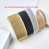 6mm 8mm 10mm 20mm 30mm Width Glitter Elastic Band 5Yards Decorative Trim Tape  For Sewing Projects
