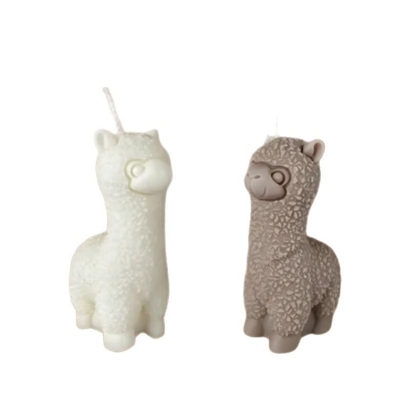 3D Alpaca Silicone Scented Candle Mold - Cute Kawaii Cake Baking & Decoration