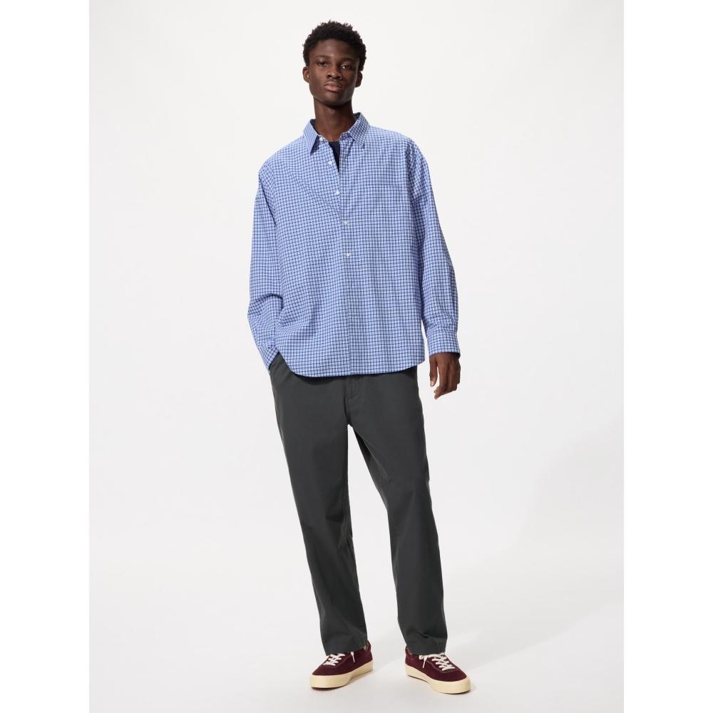 Uniqlo BroAdcloth Shirt  Long Sleeve RegulAr Color  Check A