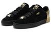 Men's Sneakers Puma Suede Black Gold Metallic