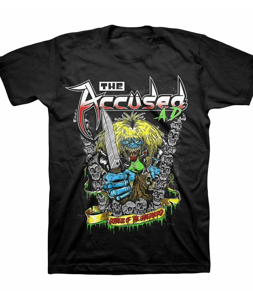 NEW Collection The Accused  Short Sleeve Cotton Black All Size T-Shirt AE124 Unisex T-Shirt L