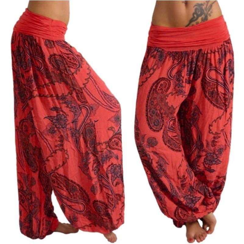 QICED Damenmode Freizeithosen & Caprihosen M rot