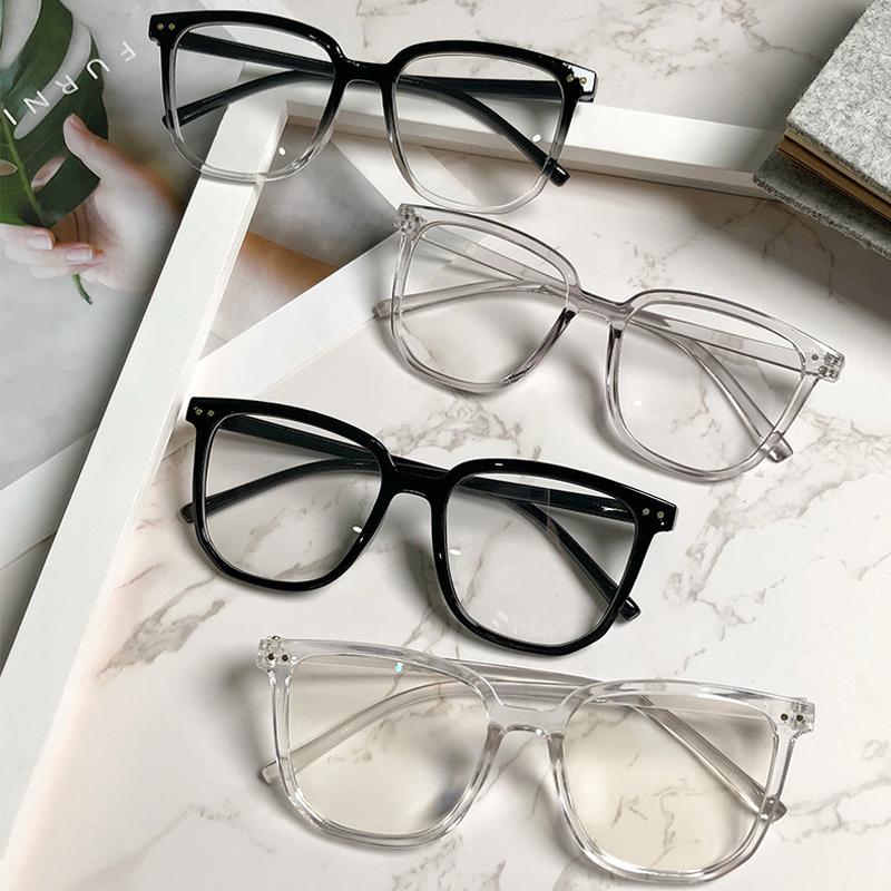 Blue Light Blocking Glasses Women Men High Quality Square Eyewear Daily Commute Female Male Square-framed Glasses