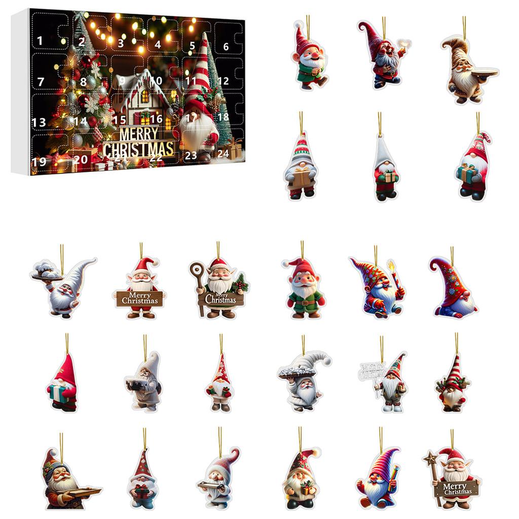 Christmas Dwarf Acrylic Pendant With Countdown Timer For Holiday Decor And Gift Giving