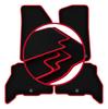 Velour Floor Mats with Red Edge For: Jeep Wrangler JL 4XE 5 Doors (2021-2023)