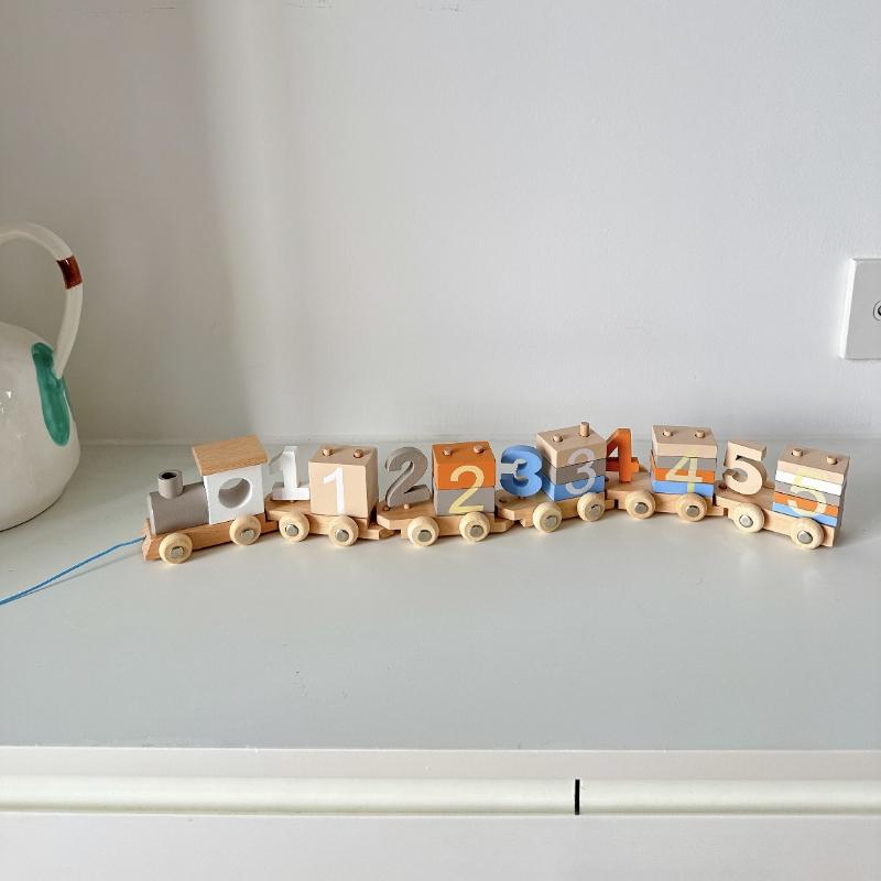 High-Standard Wooden Superior-Grade Baby Toy First-Class Magnetic Superior-Grade Train Superior-Grade Montessori Inspired High-Standard Puzzle