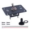 12V Waterproof Toggle Switch Heavy Duty Waterproof Toggle Switch 2 Pin ON/Off SPST with Mounting Plate Weatherproof Boot Cover