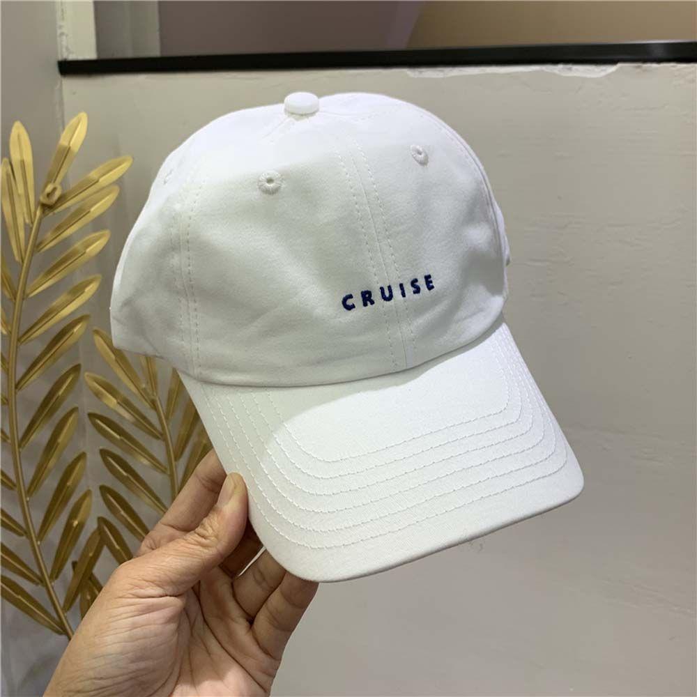 Adjustable Trendy Simple Letter Hip-Hop Summer Sport Caps Embroidery Sun Hat Baseball Cap