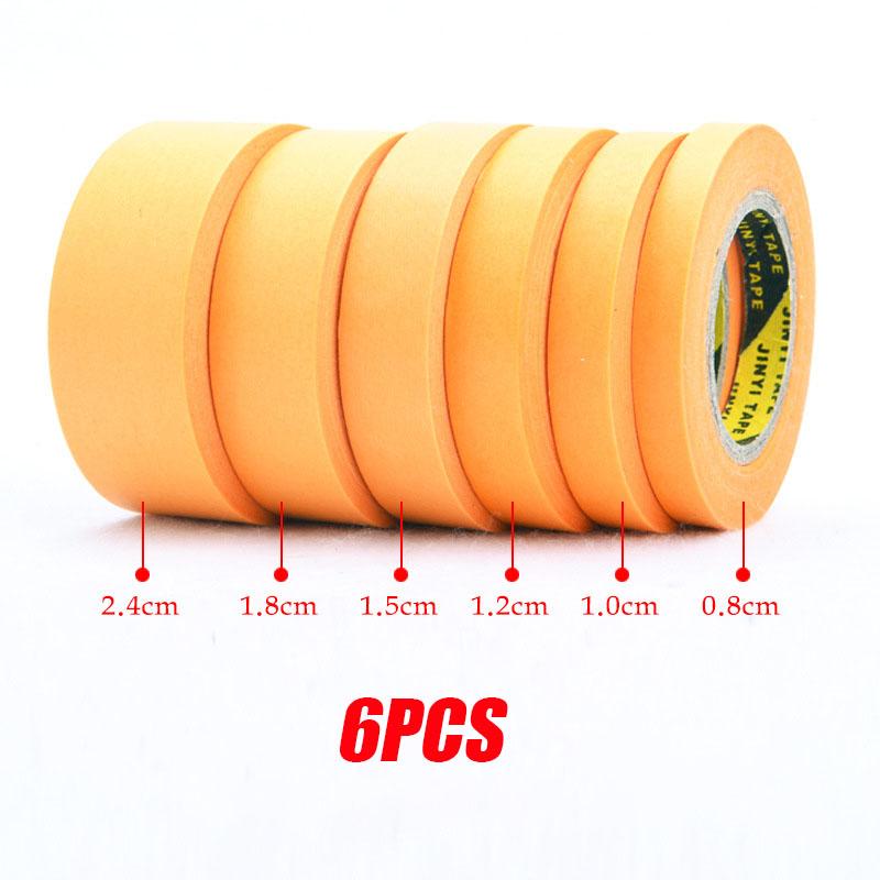 1/4/6/9pcs Precision Model Masking Tape Fine Line DIY Cover Tape for Model Hobby Tool Set DIY Width 6/8/10/12/15/18/20/24/30mm