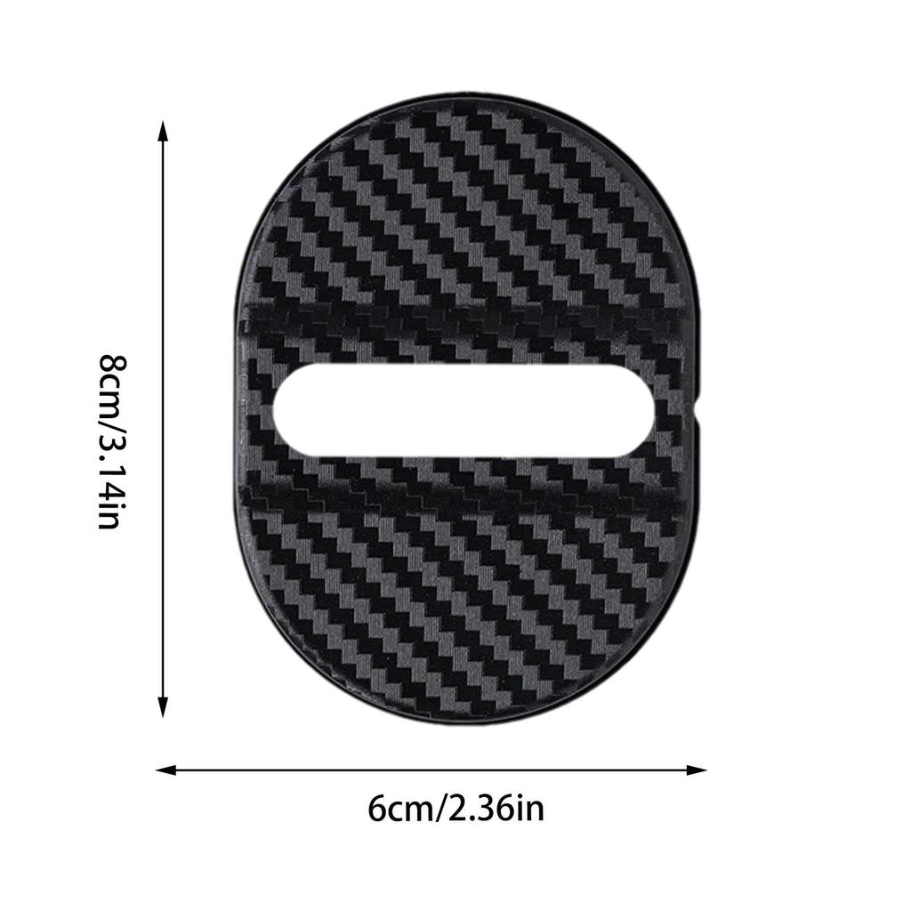 Rebornsun Car Door Latch Lock Trim Cover, Car Door Latch Protection Cover - Auto