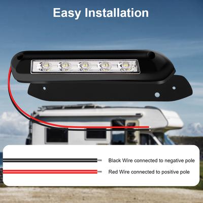 Wohnmobil Van Anhänger Außenlampe LED Markise Veranda Licht Wohnwagen Innenwandlampen 12V/24V Wohnwagenzubehör Lichtleiste