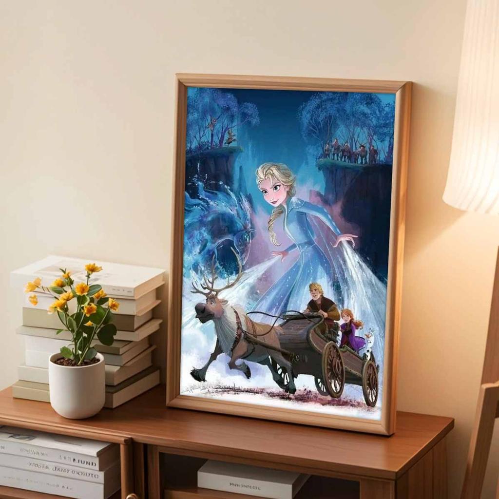 5D Diy Diamond Painting Olaf and Elk Full Drill Rhinestones Mosaic Embroidery Handmade Products Home Decor Gift