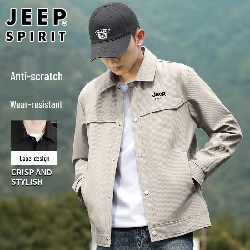 JEEP SPIRIT Men's Casual Lapel Jacket