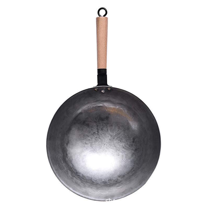 Lieve Hand-Forged Traditional Round-Bottom Iron Wok