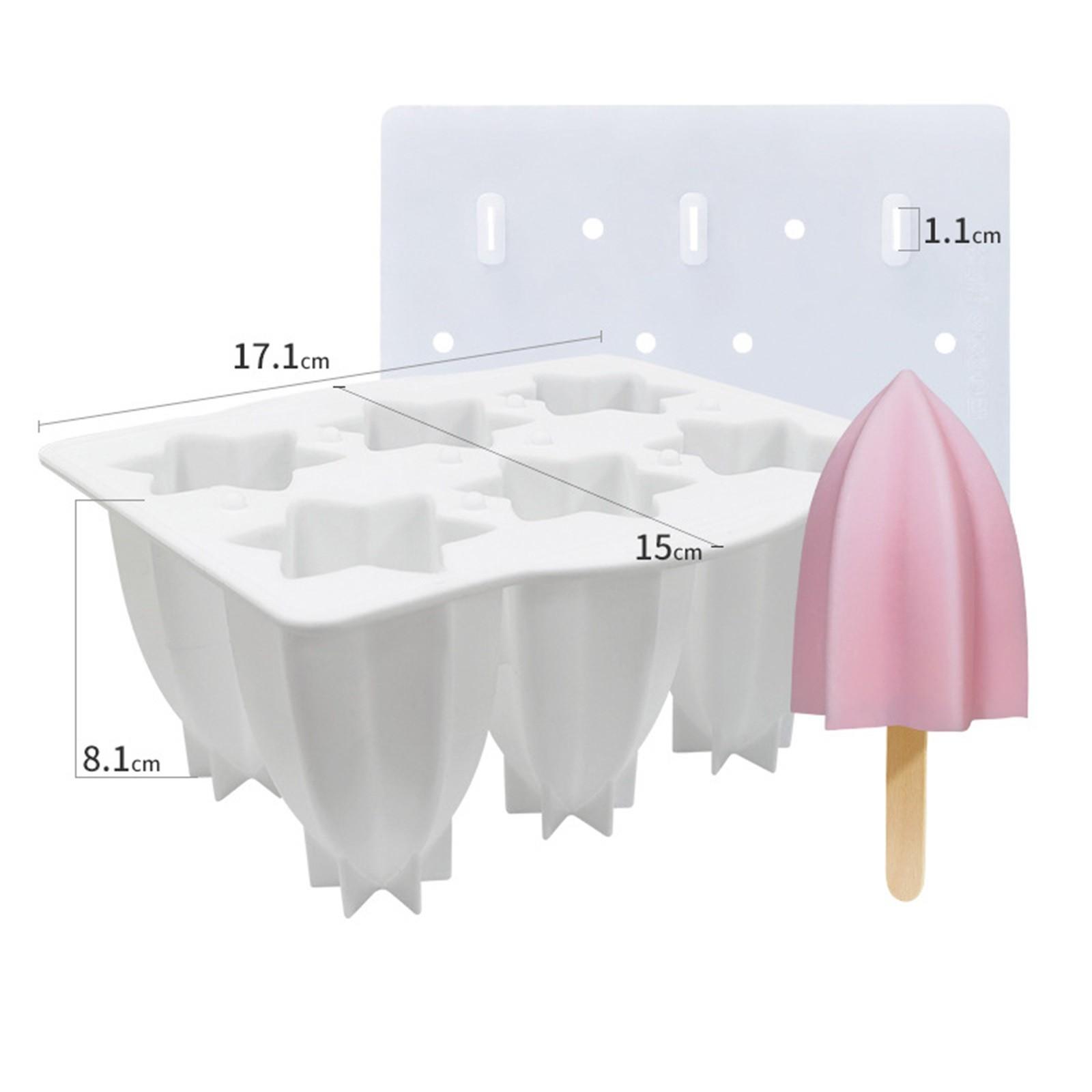 

Формы для мороженого, 6 шт. Силиконовые формы для изготовления мороженого Пищевые формы для льда One Size