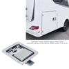2 Pcs Toolbox Handle Latch Stainless Steel Waterproofing with Key Trailer Paddle Door Latch for Motorhome 140 X 108mm