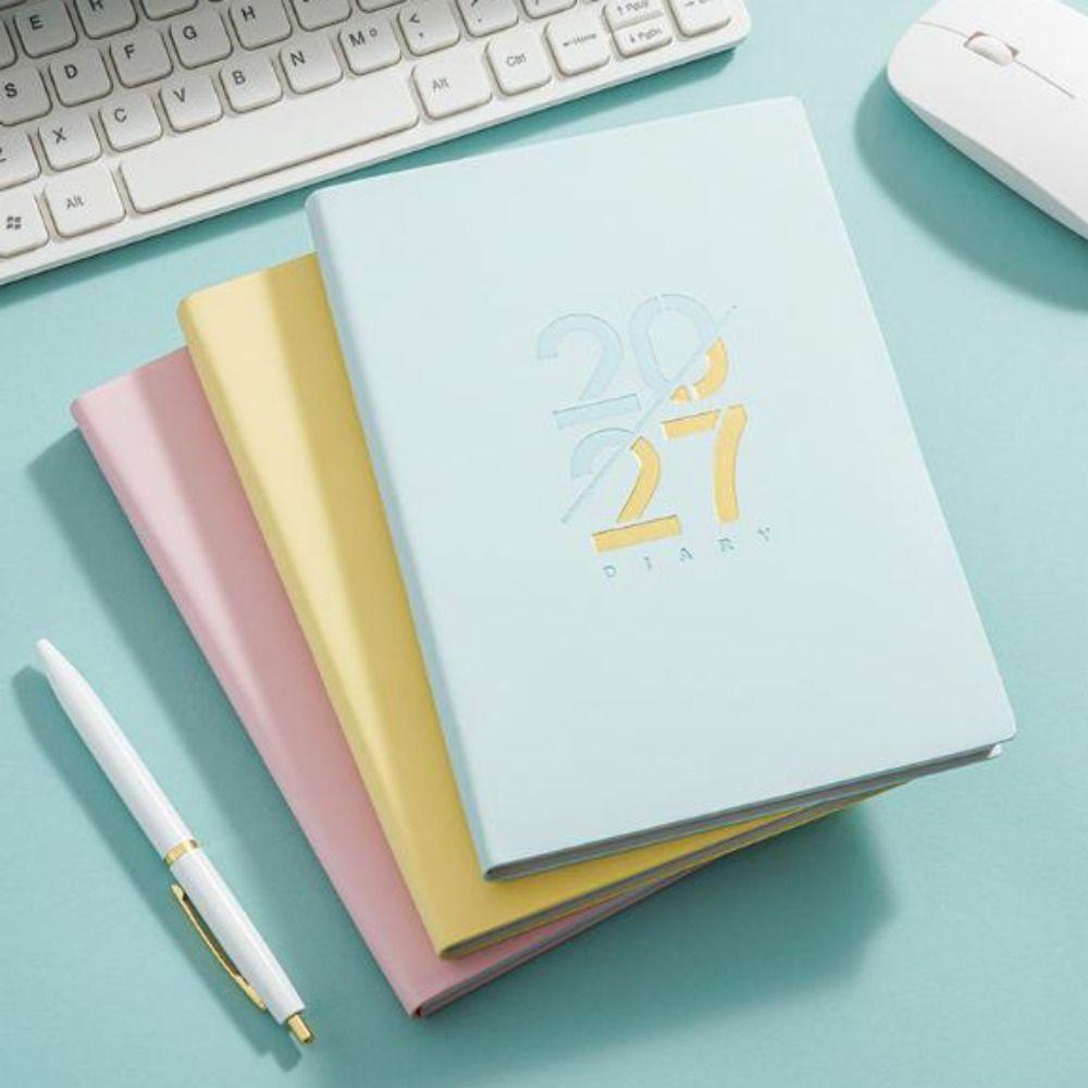 12 Months 2027 Schedule Planner Notepad Wear-resistant To-do List Notebook Travel