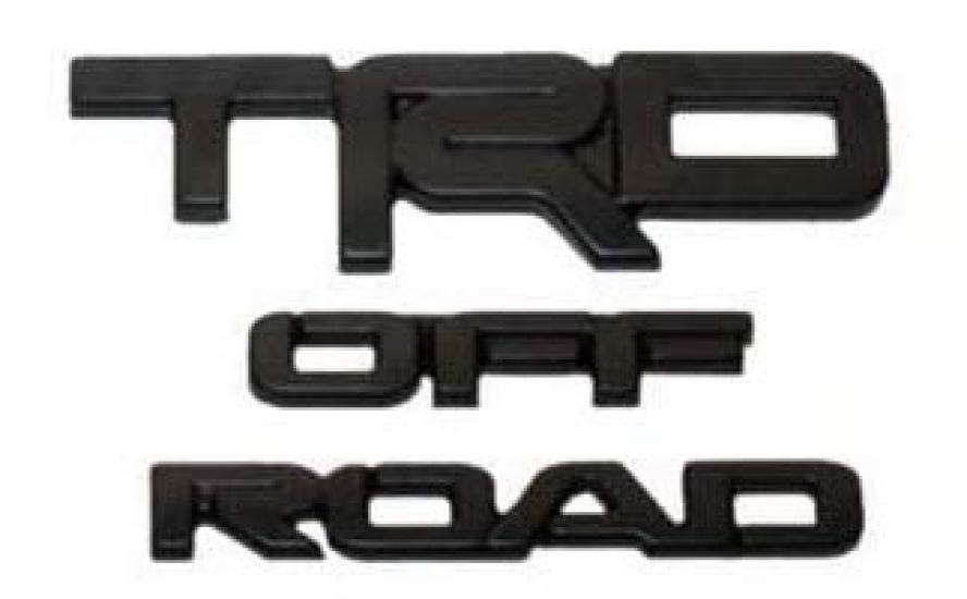 

Genuine US Toyota TRD Emblem for Toyota RAV4 2019 and later Off-Road (50 Series, models) чёрный