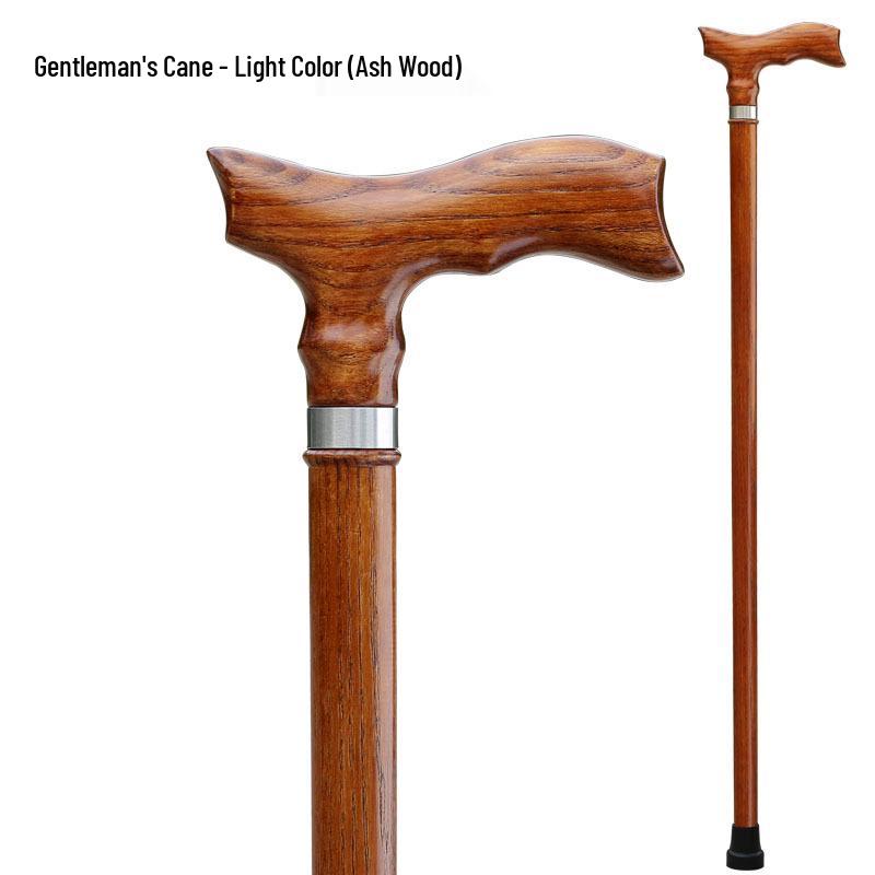 European African Wood Gentleman's Walking Stick & Hiking Cane