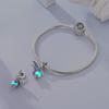 New Copper Dangle Charm Luminous Firefly Chameleon Ring Earrings Bead For Women Diy Charms Bracelet Jewellery Gift