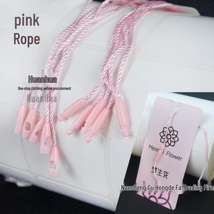 Universal Single Insert Hanging Rope for Clothing Tags and Luggage Accessories