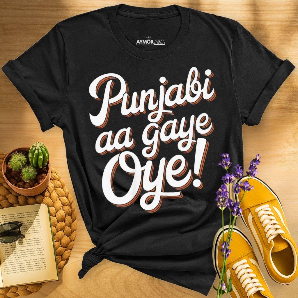 Punjabi Aa Gaye Oye Shirt Diljit Inspired Punjabi Tee Punjabi Music Fan Shirt Classic Fashion Soft And Comfortable Highquality