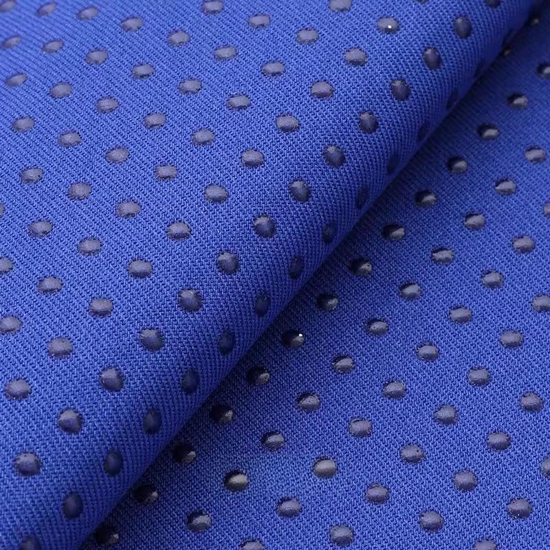 Polyester Anti Slip Cotton Fabric Drill Dotted Anti Skid NonSlip Gripping Material Rubber Coating Mat Cloth DIY Sewing Fabric