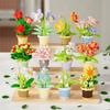Rose DIY Eternal Flower Building Blocks Decorative Art Style for Home, Symbolize Everlasting Love, Ideal for Love Anniversaries