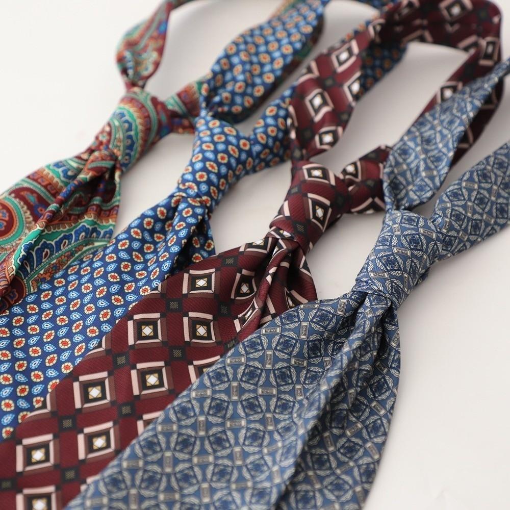 Elegant Printed Neckties 9cm Width Luxury Neck Ties New Paisley Necktie  Gentleman Accessories